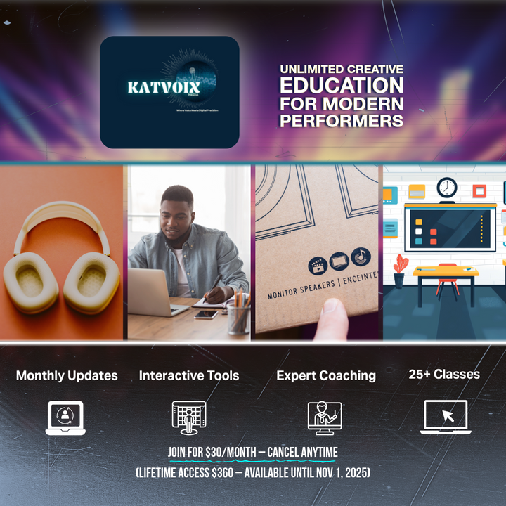 Katvoix Academy Membership — Unlimited Creative Education